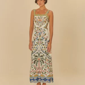 Vestido Midi Estampado Sonho Guaraná