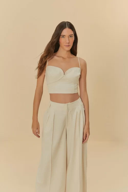 Calça Bolsos Alfaiataria Tweed - Image 2