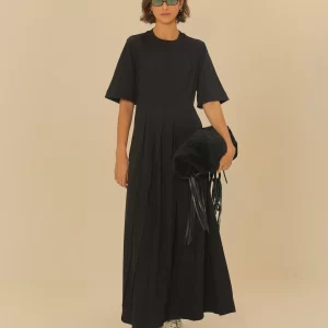 Vestido Cropped Pregas T-Shirt