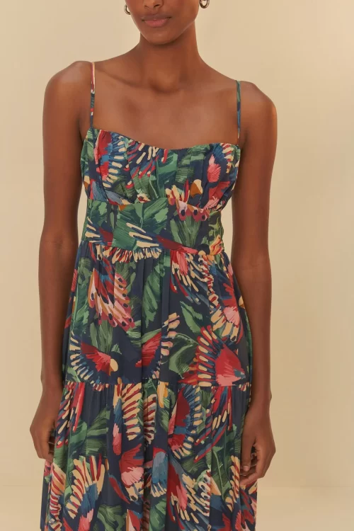 Vestido Cropped Estampado Voo Dos Passáros - Image 2