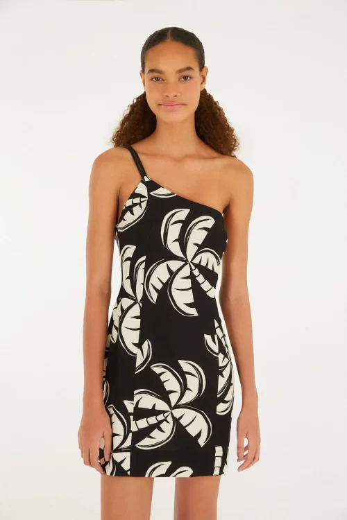 Vestido Curto Estampado Coqueirada - Imagem 2