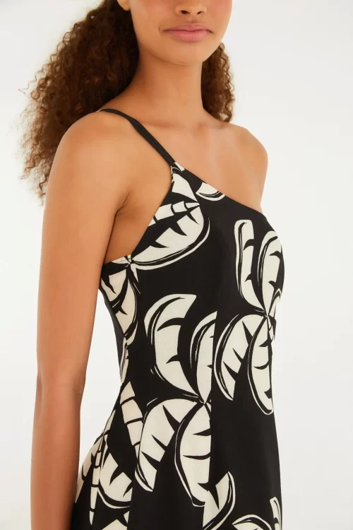 Vestido Curto Estampado Coqueirada - Imagem 3