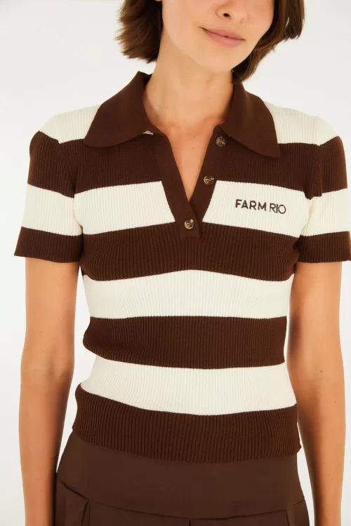 T-Shirt Polo Tricot Listrada - Imagem 2