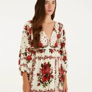 Vestido Curto Estampado Rosália
