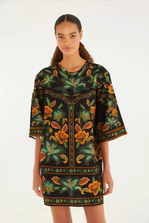 Vestido T-Shirt Estampado Big Marcelle