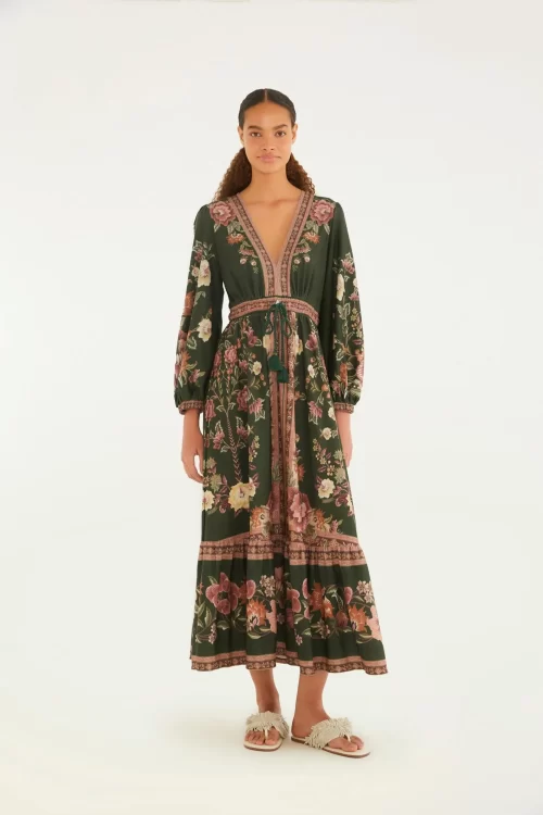 Vestido Cropped Estampado Lina