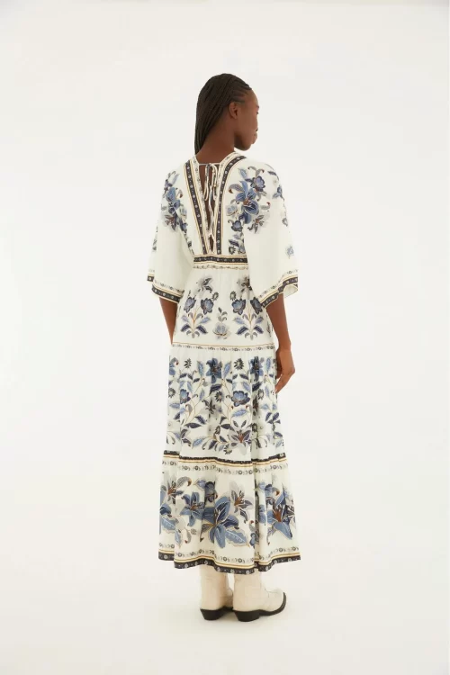 Vestido Midi Estampado Marcelle - Imagem 3
