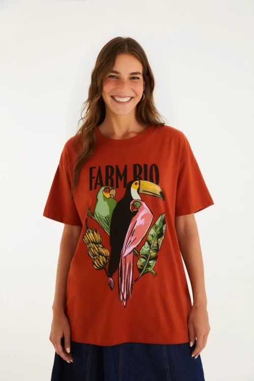T-Shirt Media Pássaro