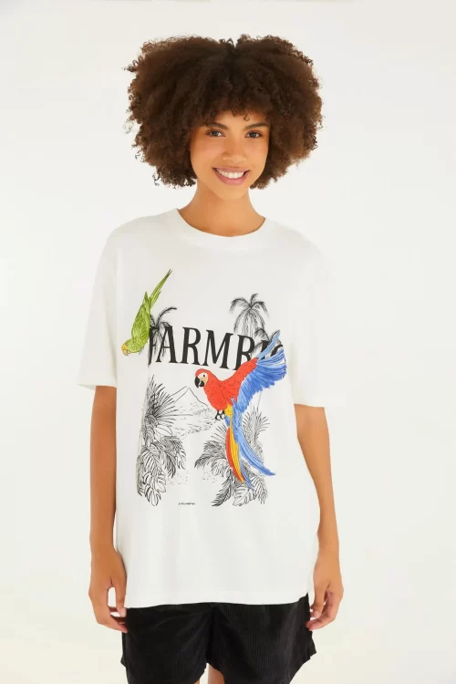 T-Shirt Media Paisagem Ipanema Off White