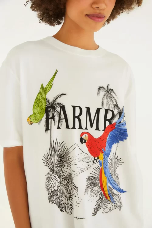 T-Shirt Media Paisagem Ipanema Off White - Imagem 2