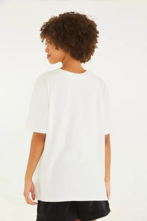 T-Shirt Media Paisagem Ipanema Off White - Imagem 3