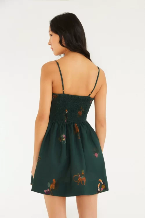 Vestido Curto Estampado Florestinha - Imagem 3