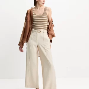 Calça reta alfaiatada