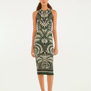 Vestido Midi Estampado Balamana