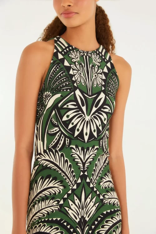 Vestido Midi Estampado Balamana - Imagem 2