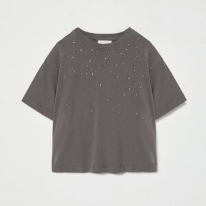 T-shirt boxy brilho