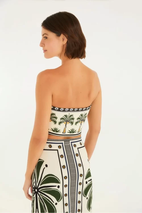 top reto estampado jardim tropical - Imagem 3